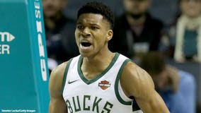 Giannis sits for Bucks vs. Wizards with hip, quad injuries