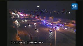 Crash involving 4-5 vehicles closes system ramp on I-41/94 northbound near Grange