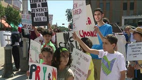 "Our little part in this:" Nearly 50 rally for peace in Green Bay amid escalating tension in Middle East