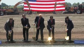 'America is open for business:' Pres. Trump praises groundbreaking for $10 billion Foxconn facility