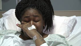 "Don't play with fire:" Thankful to be alive, woman recounts escape from burning home