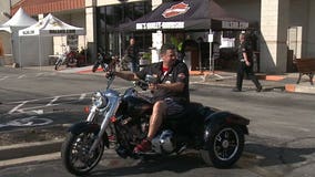 Harley riders fill Hal's Harley-Davidson in New Berlin during annual "Rally"