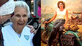 'A different time:' 93-year-old female Harley rider says it was frowned upon when she started in 1941