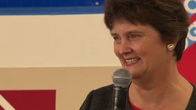 Anne Holton, wife of Tim Kaine stumps for Hillary Clinton in Milwaukee