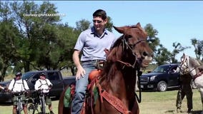 WATCH: House Speaker Paul Ryan rides horses with Border Patrol in Texas