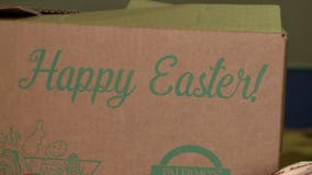 Palermo's and Hunger Task Force stuff 800 Easter baskets with food for families in need