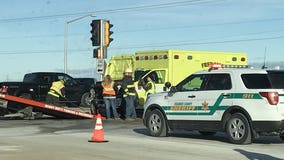 Ozaukee County Sheriff's Office: 2 hurt after crash involving ambulance, SUV in Fredonia