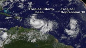 Tropical Storm Isaac sets eye on Haiti, Dominican Republic