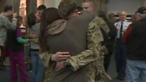 Overjoyed families welcome Wisconsin National Guard soldiers, home in time for the holidays