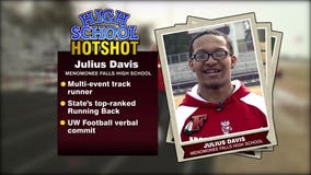 Falls Junior Julius Davis running track while thinking about football