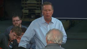 In Waukesha, John Kasich said he won't lose sleep over Gov. Walker's endorsement of Ted Cruz