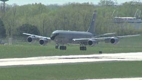 Air refueling tanker from 128th lands safely after engine issue