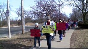 '50 Miles More:' Students walking against gun violence reach Speaker Ryan's hometown