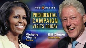 Michelle Obama, Bill Clinton to campaign in Wisconsin Friday