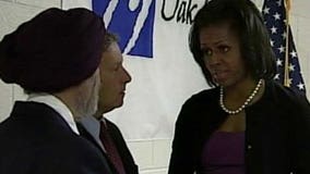 Michelle Obama visits with Sikh Temple shooting victims' families