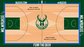 Bucks unveil new court at BMO Harris Bradley Center, latest milestone in team's rebranding