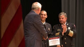 "A very warm and proud feeling:" Milwaukee firefighters honored for heroic 2014 rescue