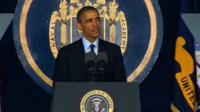 Sex assaults threaten military trust, Obama tells Naval graduates