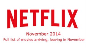 Full list of movies and TV shows arriving, leaving Netflix in November