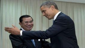 President Obama in Cambodia after rousing Myanmar welcome