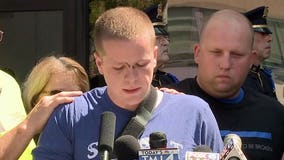 "I can't thank you enough:" Officer Brandon Baranowski released from hospital