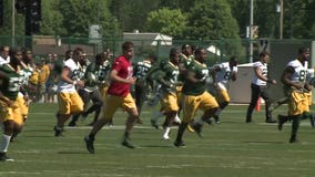 Packers mini-camp underway; players excited for Wednesday mystery team building activity