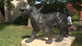 Panther pride: UWM fans get excited over new 1,200-pound mascot statue