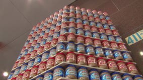 Milwaukee skyscraper replica, made entirely of peanut butter, donated to Hunger Task Force