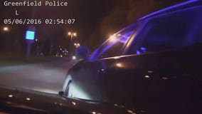 Greenfield police share dashcam video showing successful end to pursuit of vehicle stolen from dealership