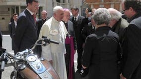 Pope Francis' Harley-Davidson sells for $327,000