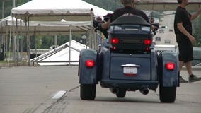Layton Ave. closed for the Harley-Davidson Anniversary