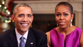 Merry Christmas from President Barack Obama, First Lady Michelle Obama