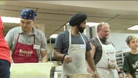 Sikh youth group volunteers at St. Benedict the Moor