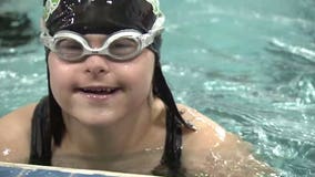 Emma Hoag loves swimming for the Port Washington Pirates