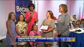 Wauwatosa girls are making a difference with their donation to the Red Cross