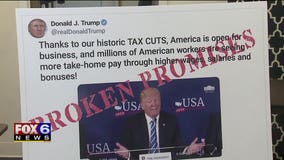 Kenosha Democrats rally to highlight what they call President Trump's 'broken promises'