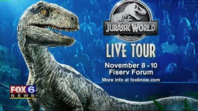 Jurassic World comes to life for the first time in a touring arena show