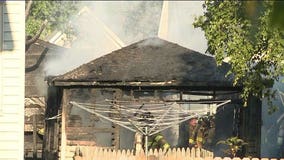 Fully-engulfed: Garage fire in Racine spreads to two nearby structures