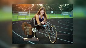 Track athlete Lauren Reesman of Catholic Central