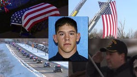 'Matthew will live inside of each of us:' Mourners gather for Officer Rittner's final farewell