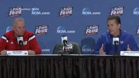 "We'll see how it plays out!" Coach Ryan, Coach Calipari talk ahead of big Final Four matchup