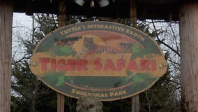 Exotic animals 'on the loose' after Tiger Safari near Oklahoma City hit by tornado