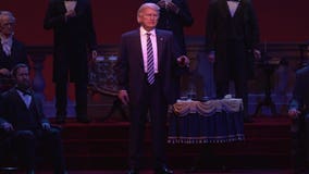 Pres. Trump makes debut in Hall of Presidents at Disney World