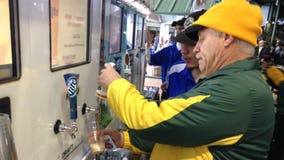 "What better place to try it than Lambeau Field?" Packers fans the first to try self-serve beer machines