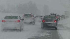 Snow on Monday made it slow going for drivers in Sheboygan Co.