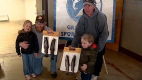 "Reeling" in some smiles! Special Olympians go fishing in 7,800 trout tank