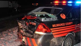 Sheriff's deputy's squad struck Saturday on I-94 near Ryan