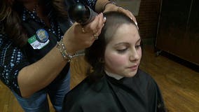 Racine students, teachers go bald for a “life-shaving” cause