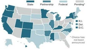 States reveal their choices on President Obama's health law