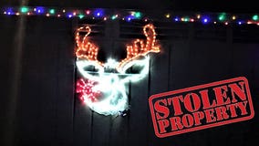 Grinch steals animated talking reindeer display at Beaver Dam's Swan Park